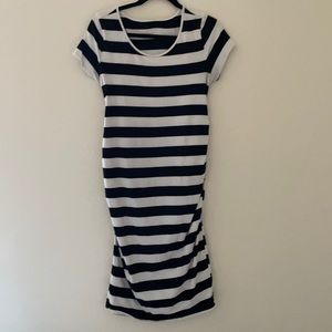 Isabel maternity striped dress